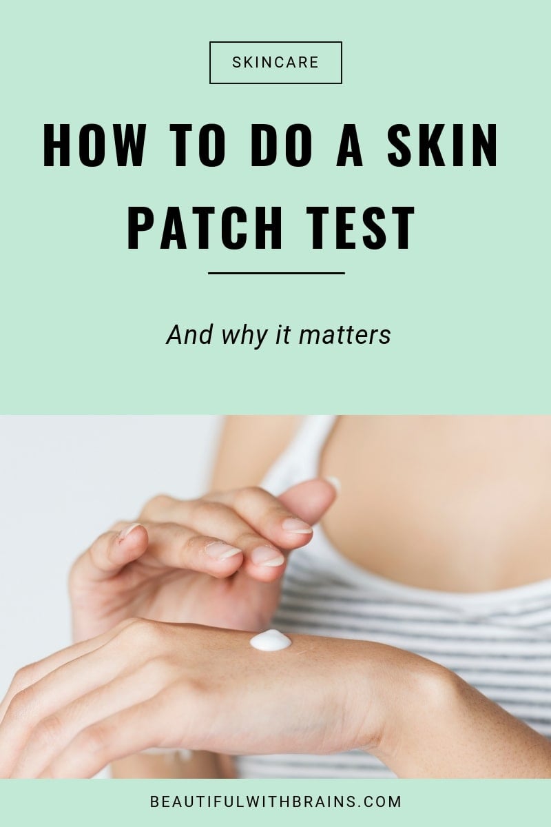 how to do a skin patch test