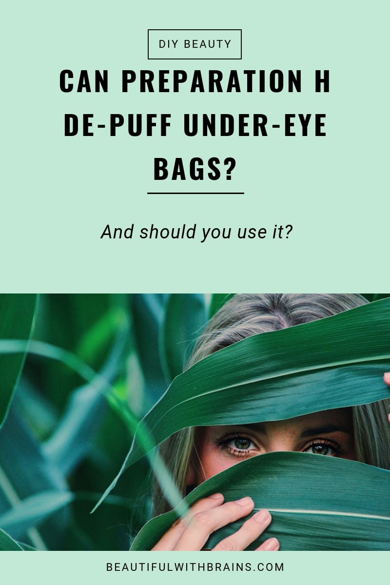 why you shouldn't use preparation h on your face
